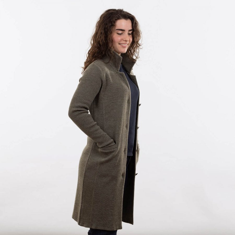 Meike lang wollen vest