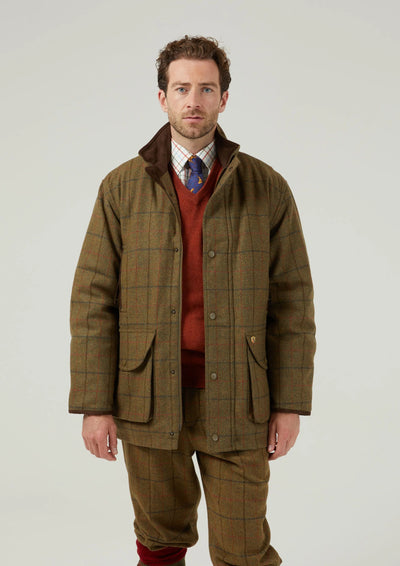 Combrook mens Tweed field coat