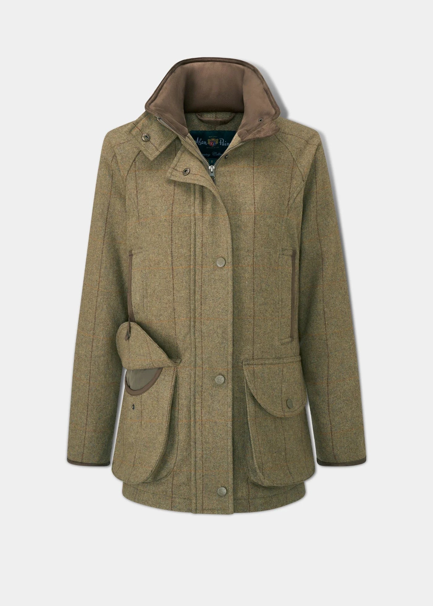 Ladies tweed shooting coat