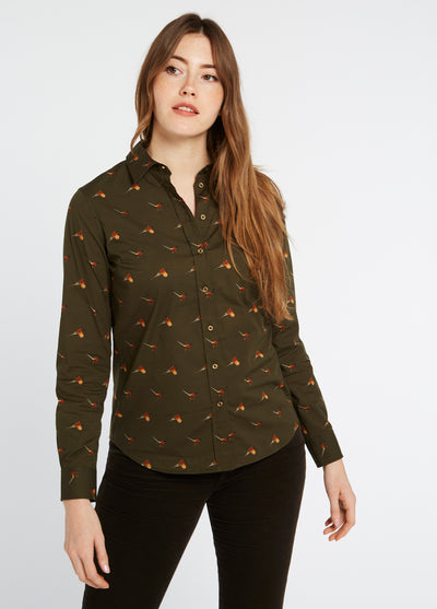 Calamint pheasant blouse