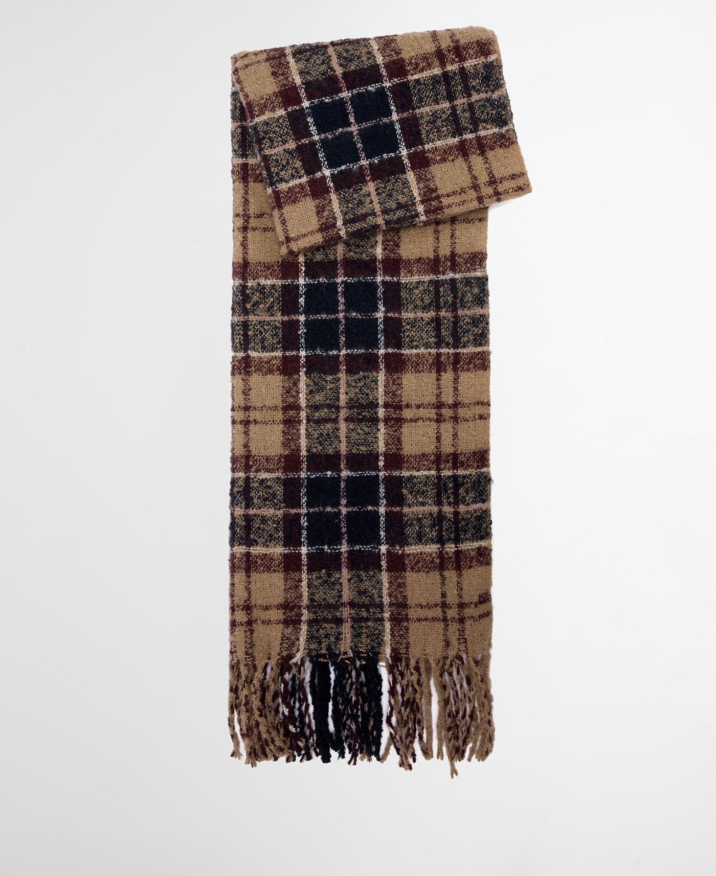 Saltburn beanie & tartan scarf gift set