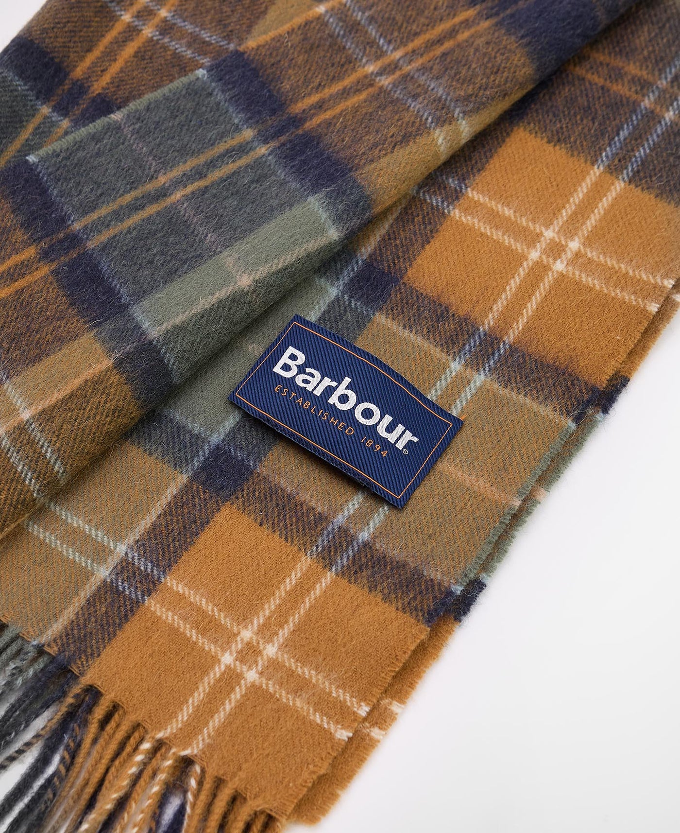 Brack Patchwork Tartan wool scarf