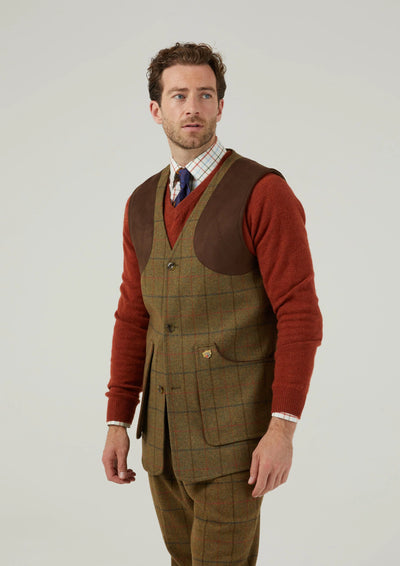 Combrook men's tweed shooting waistcoat