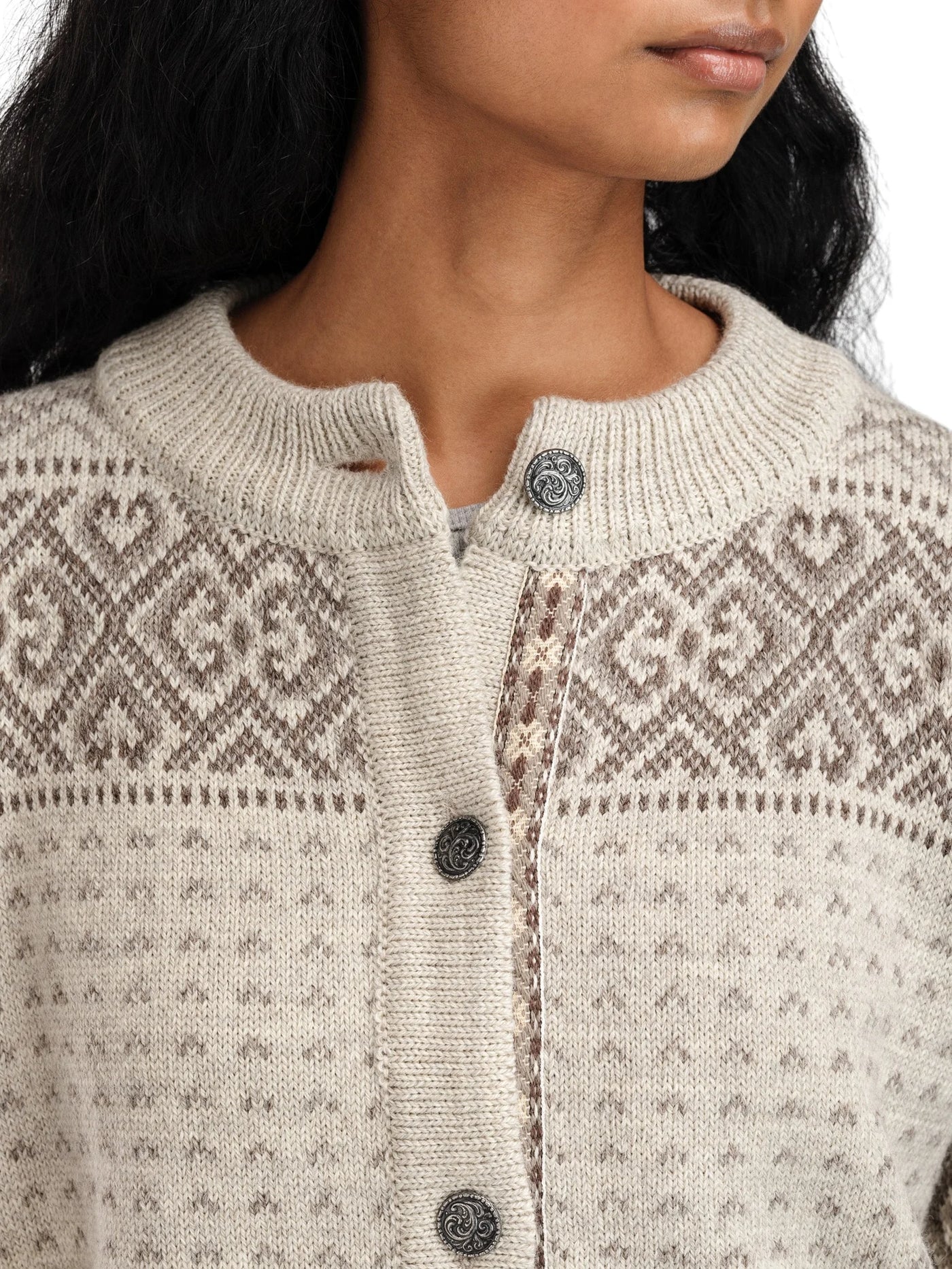 Hannah women's wool cardigan