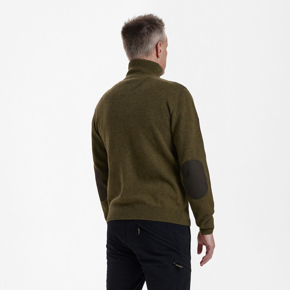 Sheffield knit zip-neck