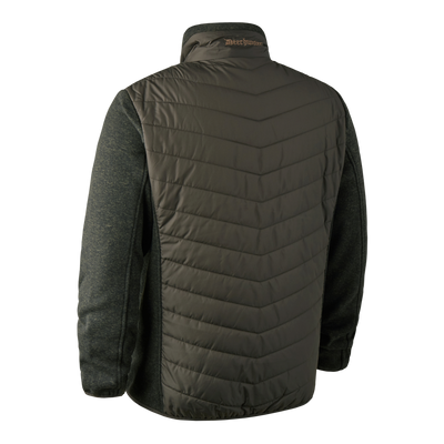 Moor padded jas met gebreide mouwen