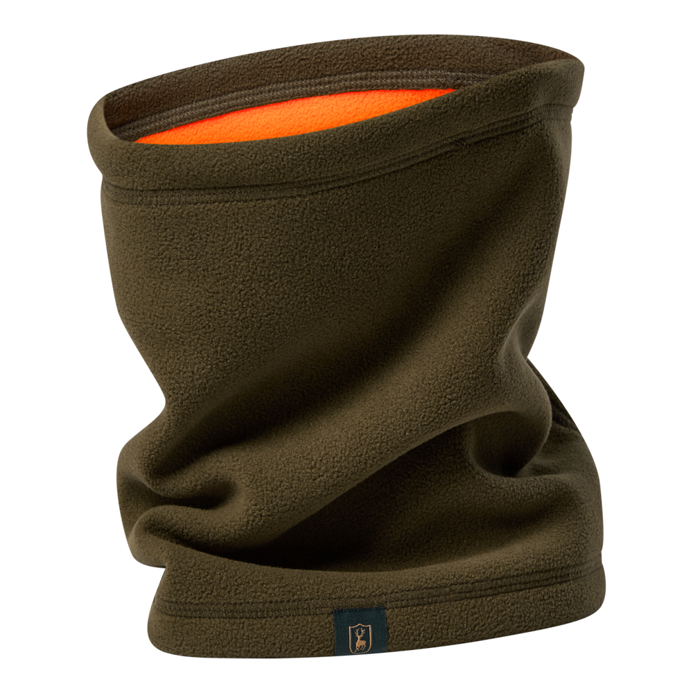Fleece neck tube reversible