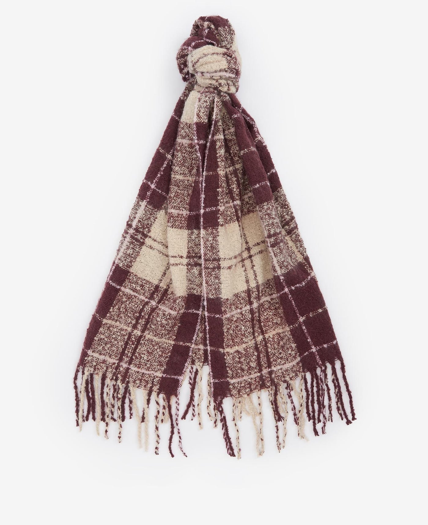 Saltburn beanie & tartan scarf gift set