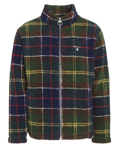 Tartan sherpa fleece