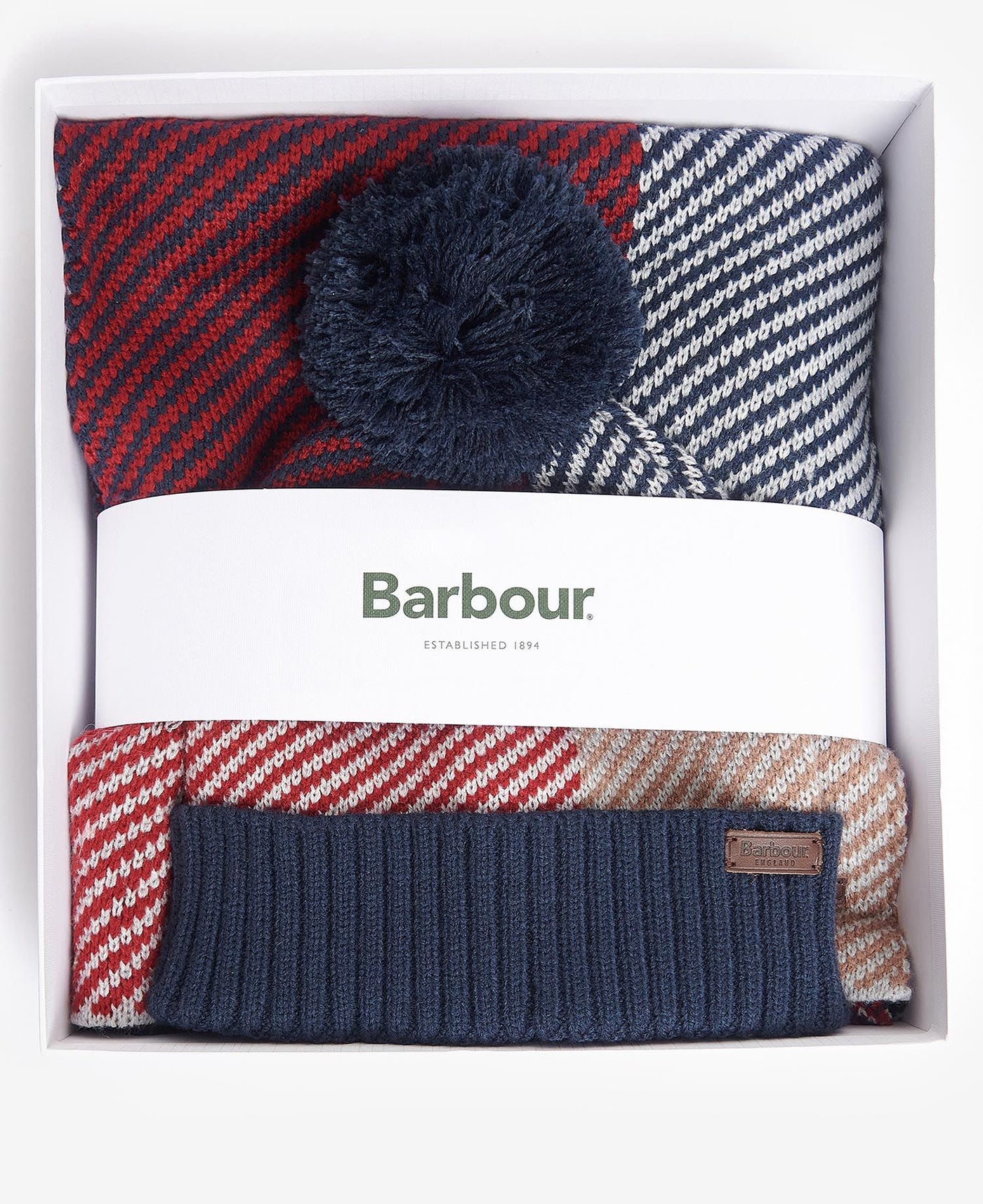 Barbour Finn set met sjaal en muts