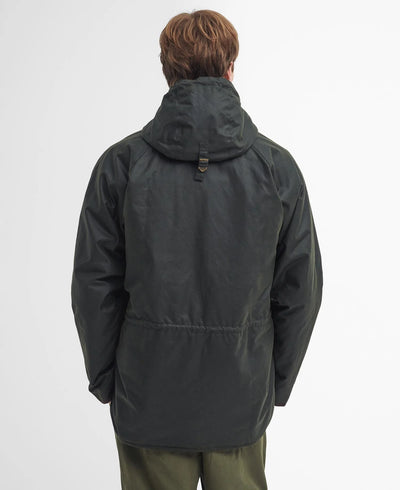 Field waxed parka jacket