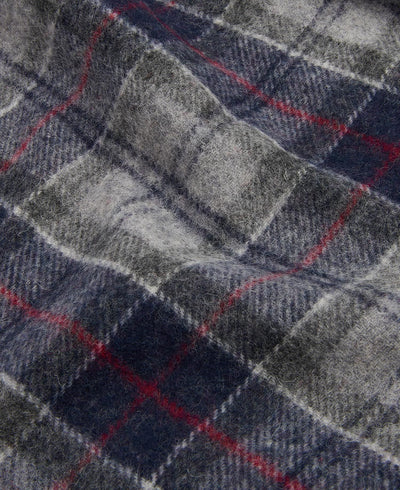 Lamswollen tartan sjaal