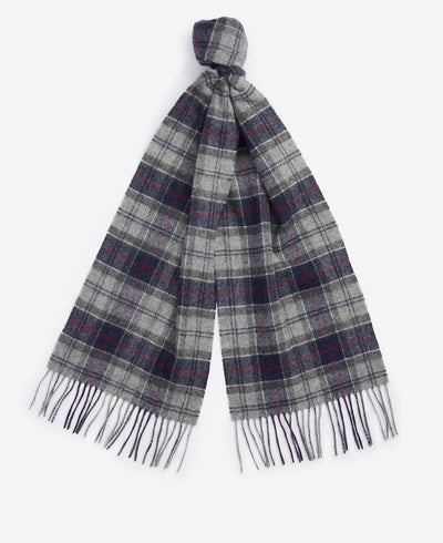 Lamswollen tartan sjaal