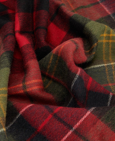 Brack patchwork tartan wollen sjaal