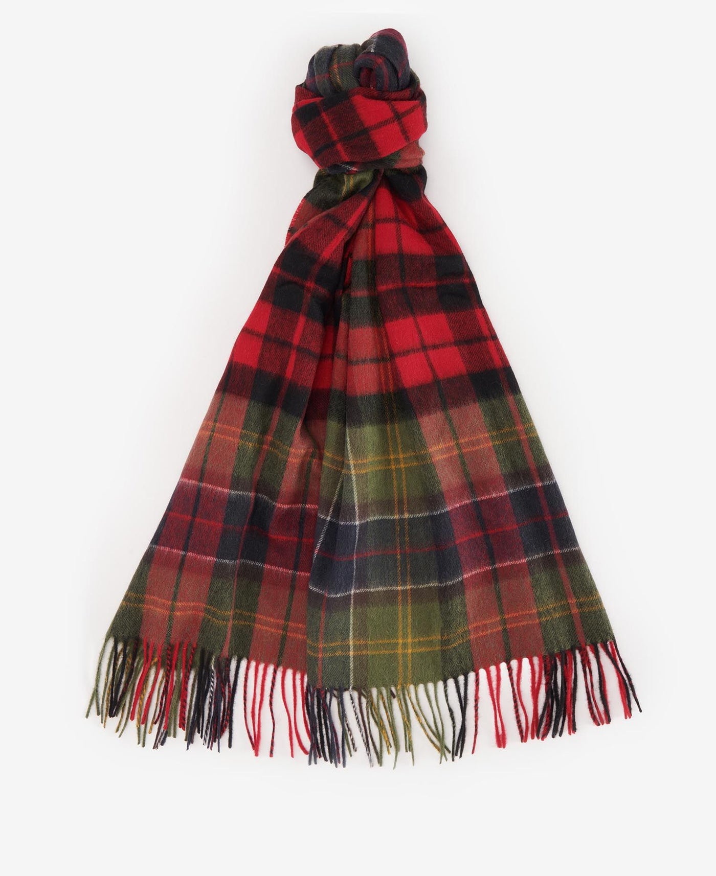 Brack patchwork tartan wollen sjaal