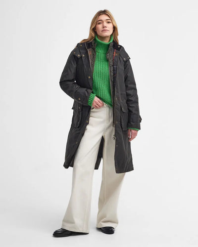Long Cannich wax jacket