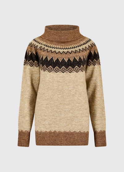Devlin damestrui met Fair Isle patroon