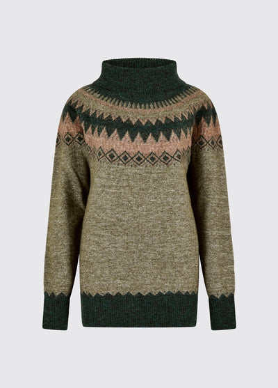 Devlin damestrui met Fair Isle patroon