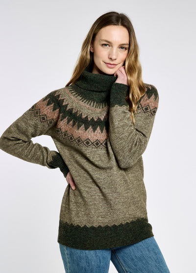 Devlin damestrui met Fair Isle patroon