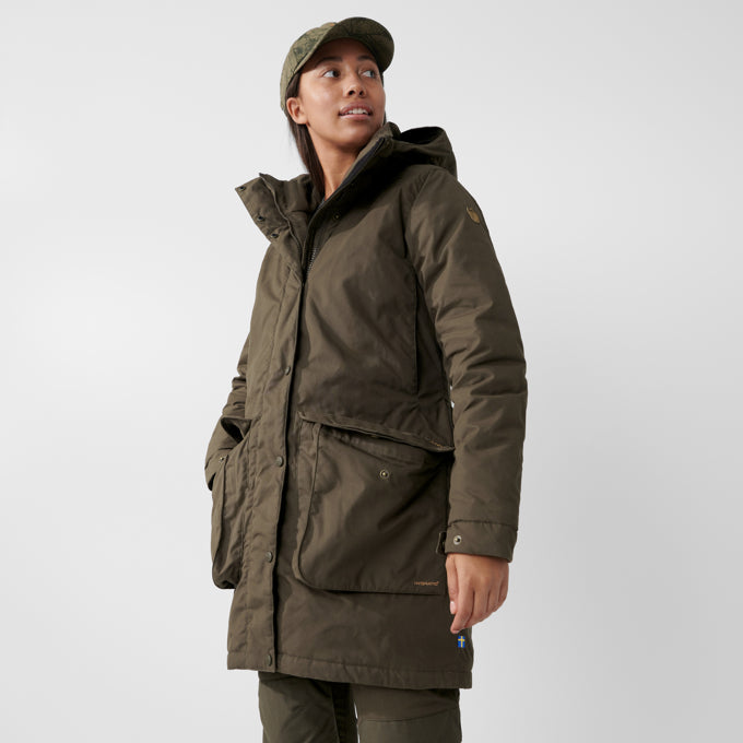 Hogvilt parka dames