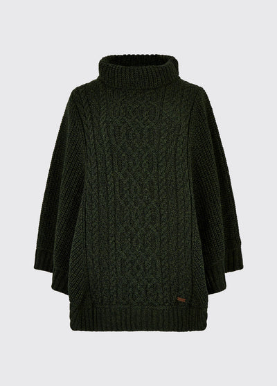 Kilronan merino wollen dames poncho