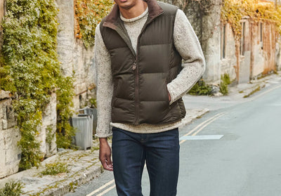Graystown gewatteerde dons bodywarmer