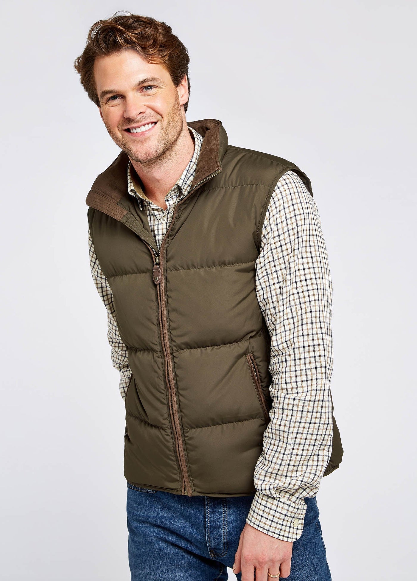 Graystown gewatteerde dons bodywarmer