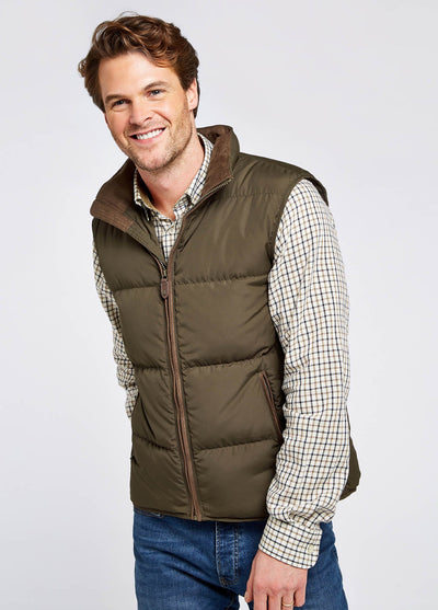 Graystown gewatteerde dons bodywarmer