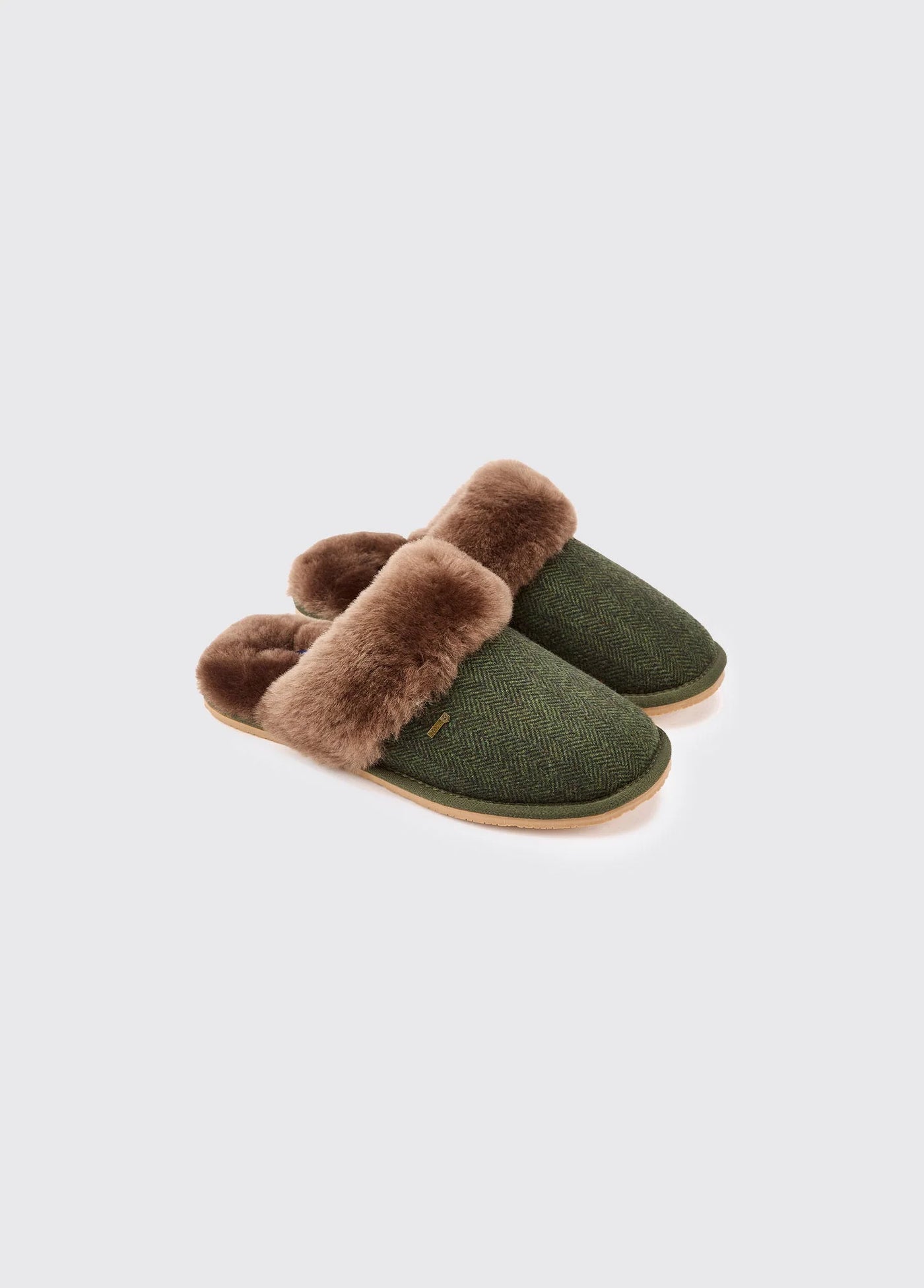 Mullingar dames tweed pantoffel