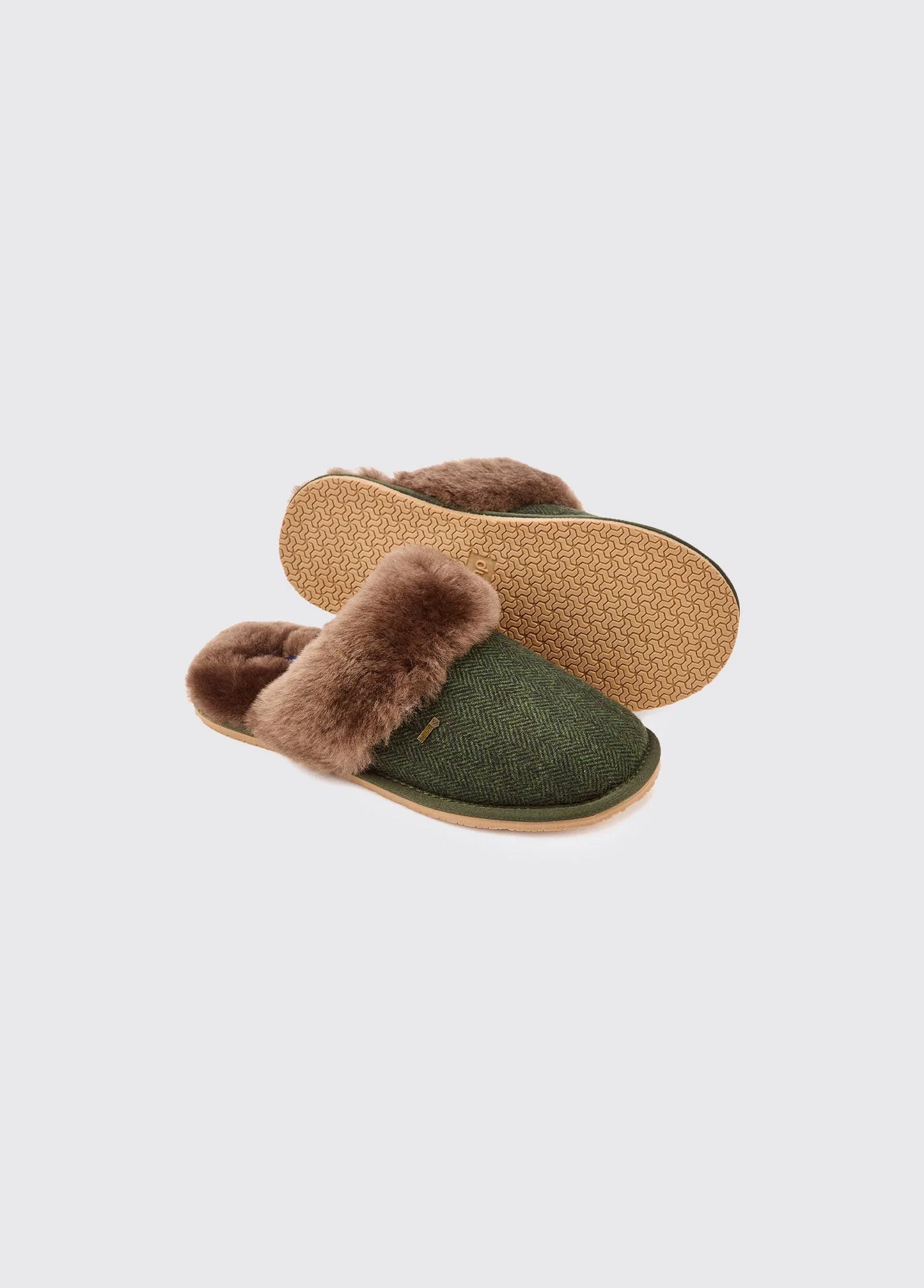 Mullingar dames tweed pantoffel