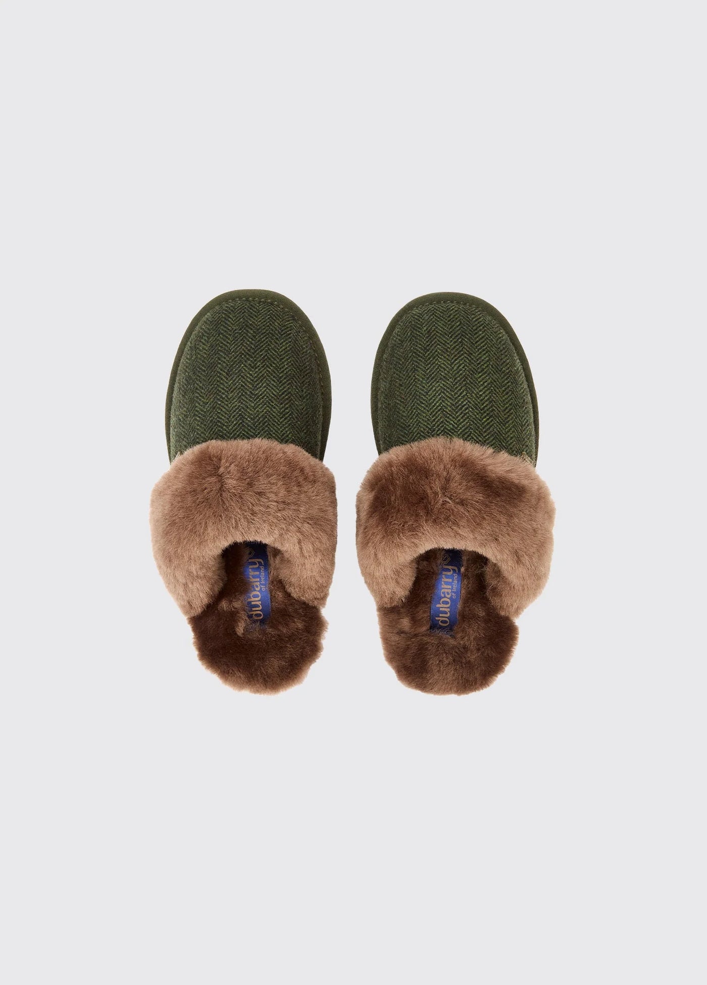 Mullingar dames tweed pantoffel