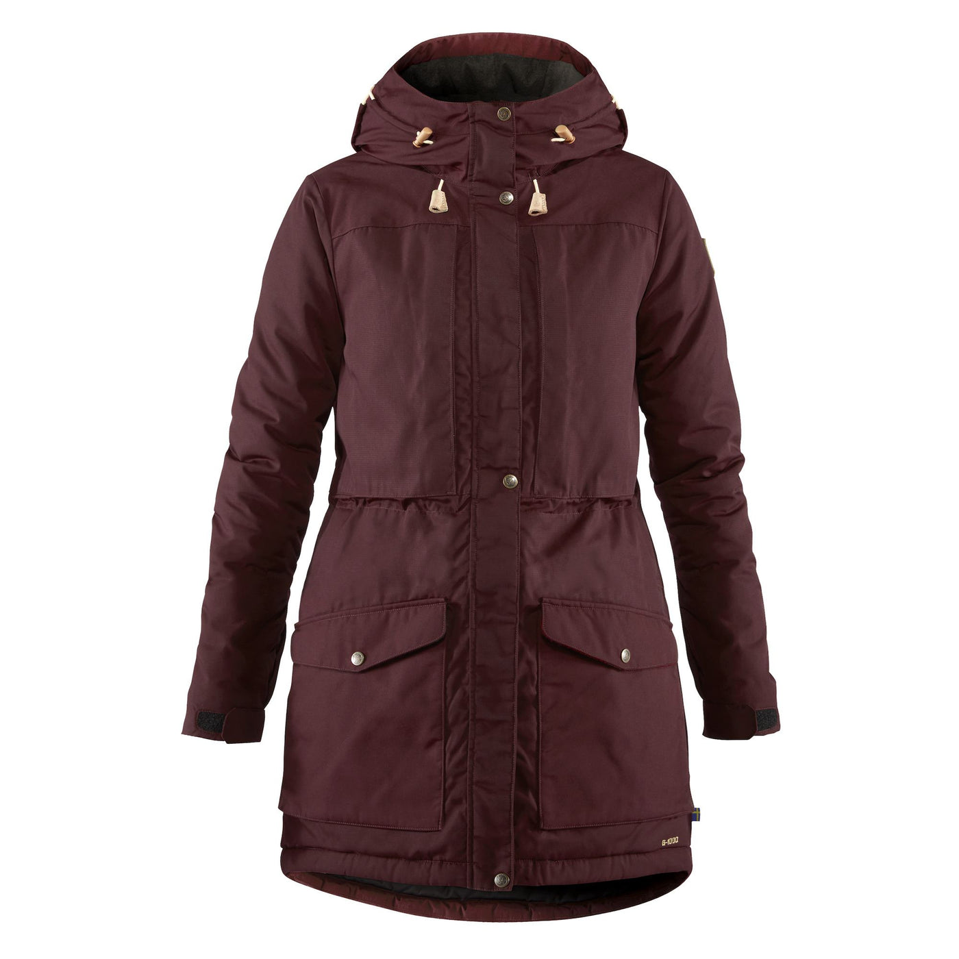 Singi wool padded parka dames