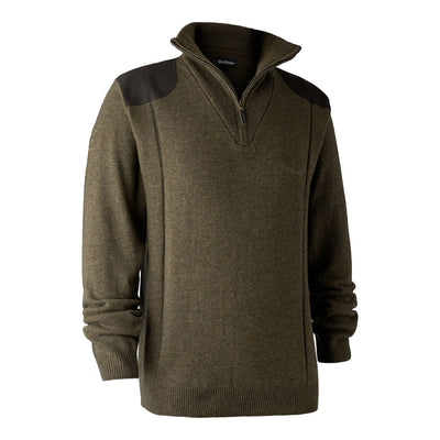 Sheffield knit zip-neck