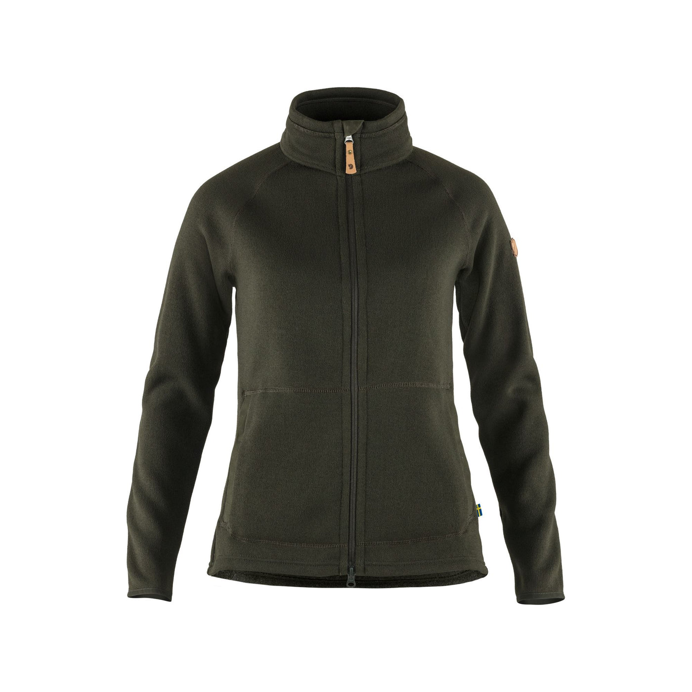 Ovik Fleece zip sweater dames